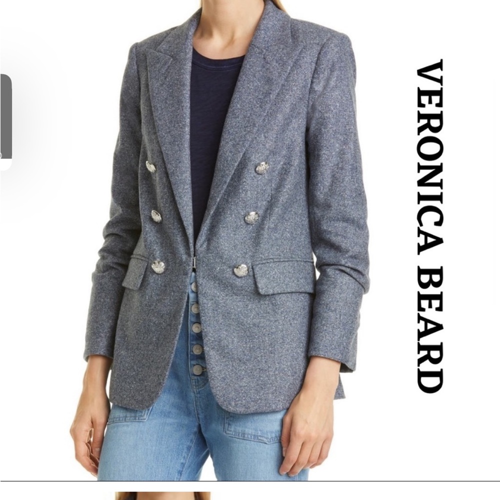 Veronica Beard beacon wool blend dickey jacket